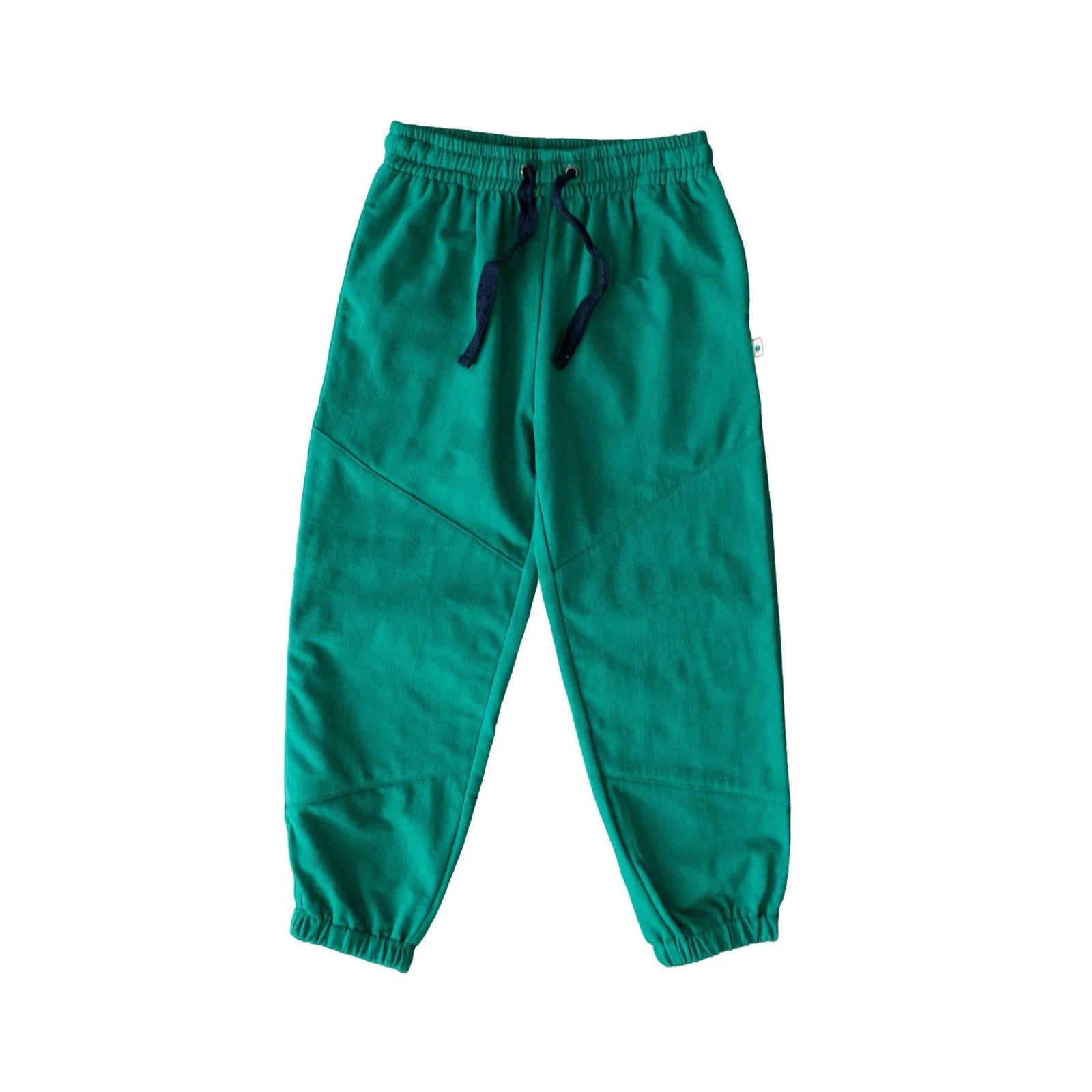 Jackalo kids green relaxed sweatpants with drawstring, sustainable children's clothing