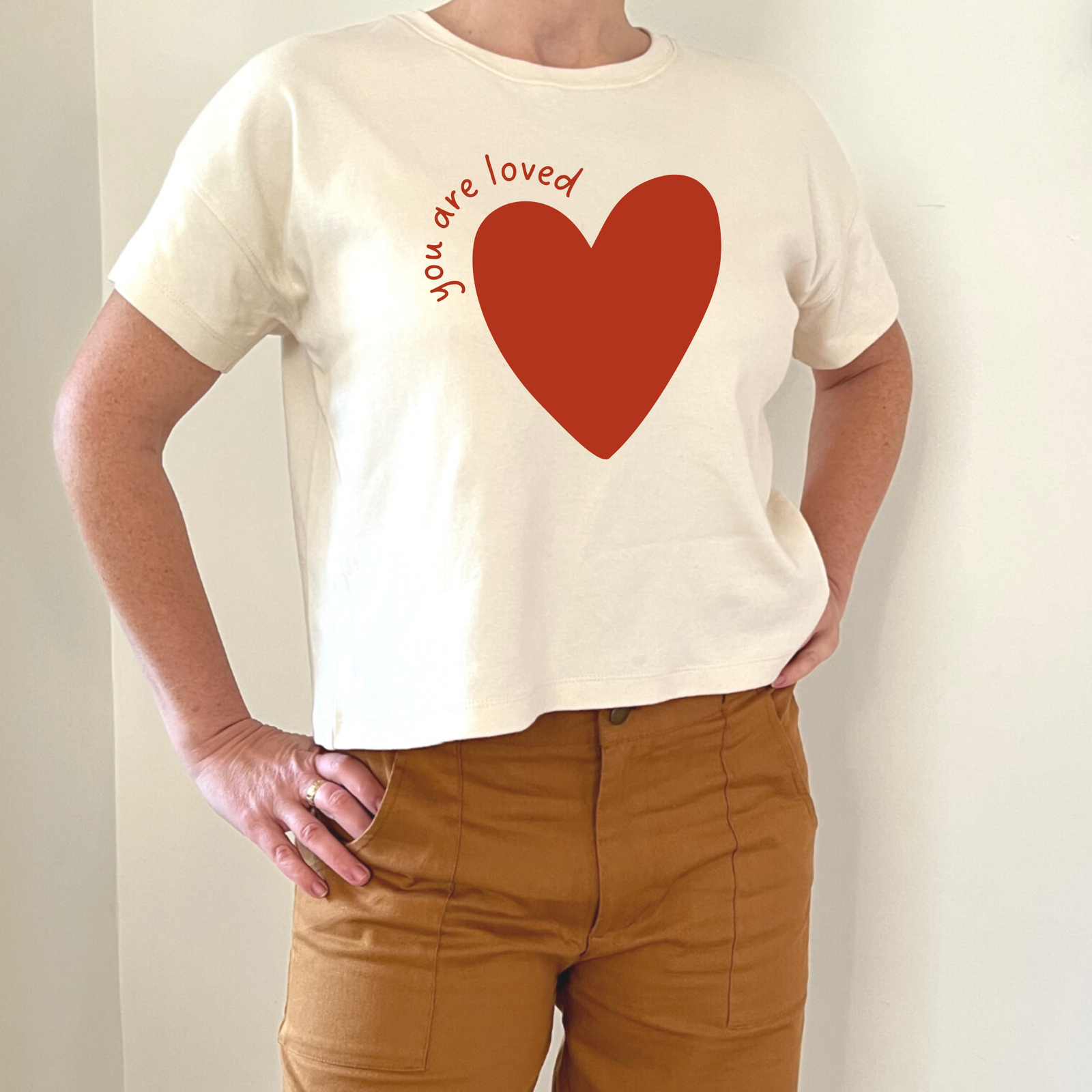 Adult Love and Pride Organic Brooklyn T-shirt