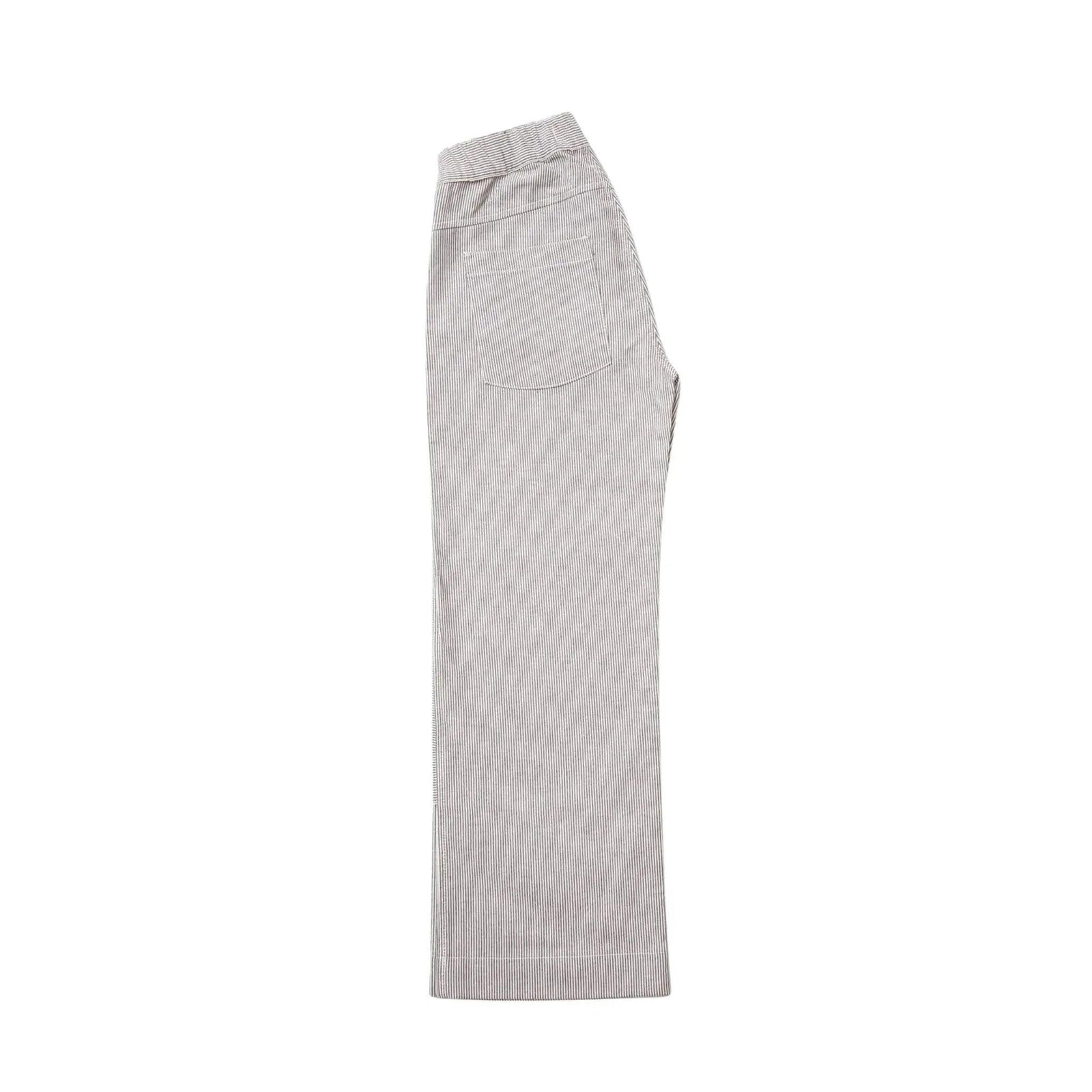 Jackalo kids striped grey Charlie pants with front pockets, sustainable children's clothing